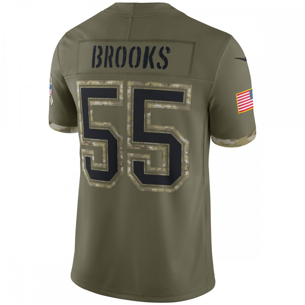 Derrick Brooks Tampa Bay Buccaneers 2022 Salute To Service Retired Player Limited Jersey - Olive-GridironStore
